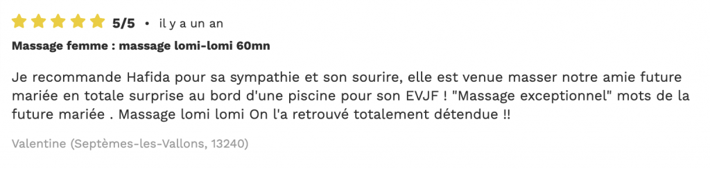 massage loumi loumi par hafida